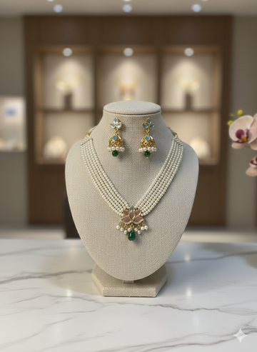 Emerald Pearl Lotus Set