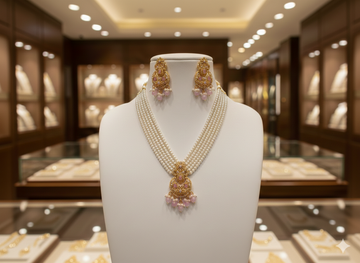 Pink Blossom Pearl Royale Set